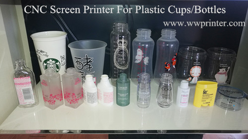 screen printing machine for plastic cups,bottles