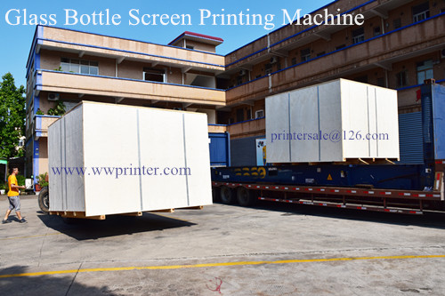 glass bottle screen printer exporting