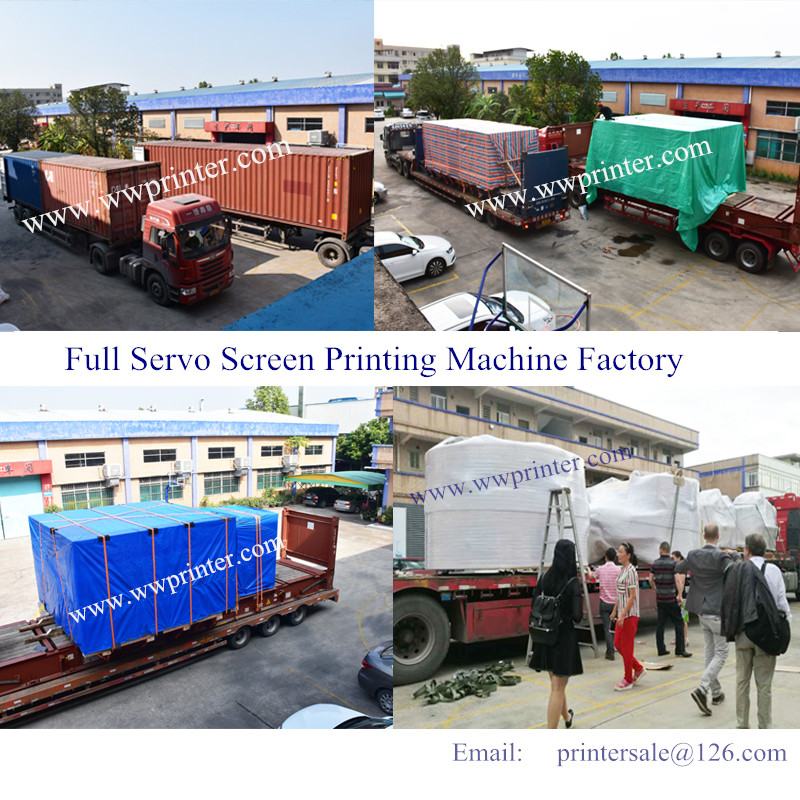 China screen printing machine exporting