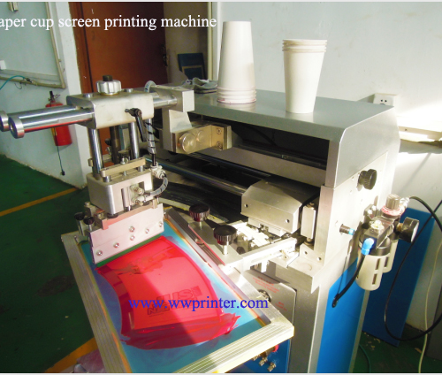 Manual Paper Cup Screen Printing Machine, screen printing machine for paper cups