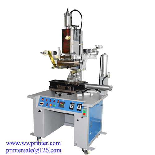 Manual Hot stamping machine for plastic bottles