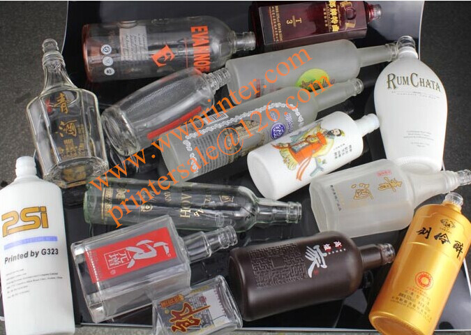 wine glass bottle silk Screen Printing machine,UV Glass Bottle Screen Printer