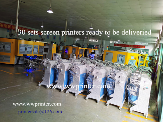 Silk Screen Printer for Plastic Container