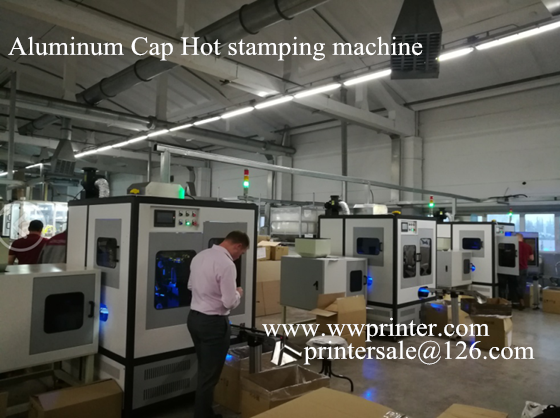 Automatic Aluminum Cap Hot stamping Machine