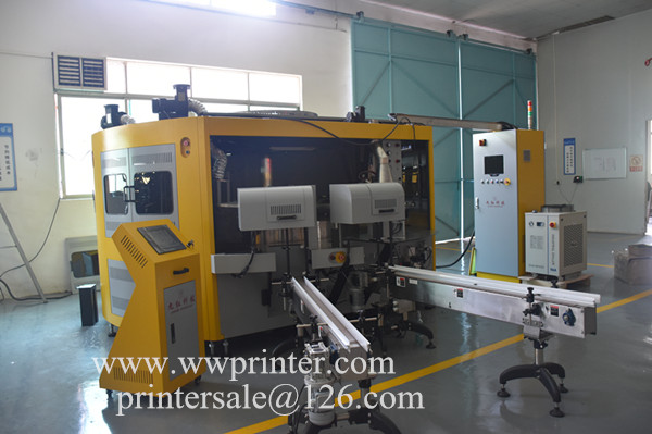 5 color glass beer bottle silk screen printing machine