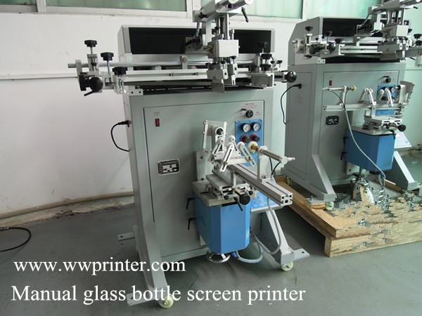 Manual Glass Bottle Screen Printing Machine 400