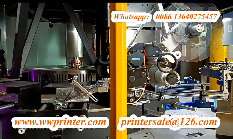  Glass Bottle Screen Printer With Labeling Machine