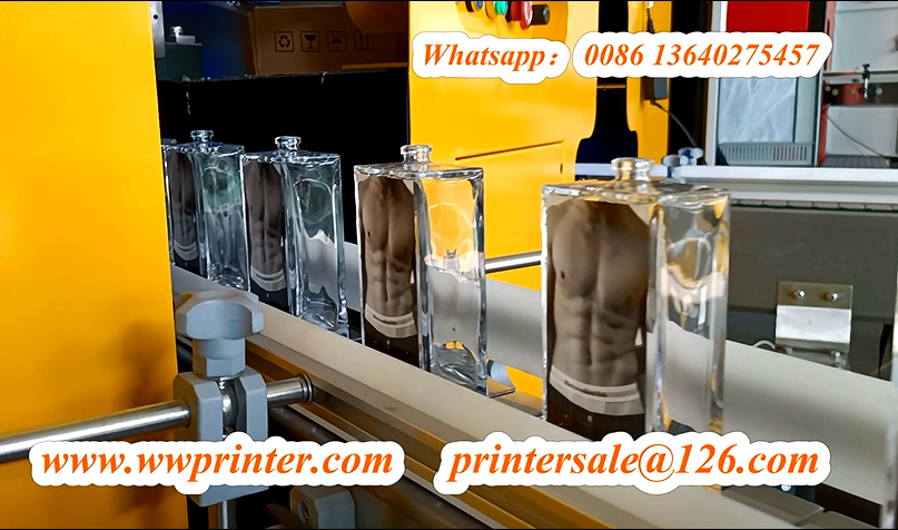  Glass Bottle Screen Printer With Labeling Machine