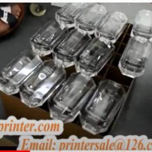 Semi-auto Flat Glass Perfume Bottle Screen Printing Machine