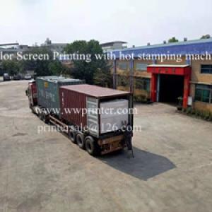 Automatic 2 color screen printing machine Exported