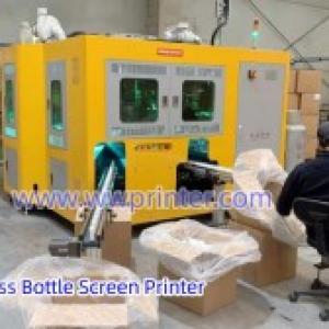 Full Servo Screen Printing Machine for Cosmetic glass Bottle printing