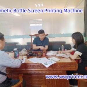 Automatic Full Servo Cosmetic Bottle Screen Printer