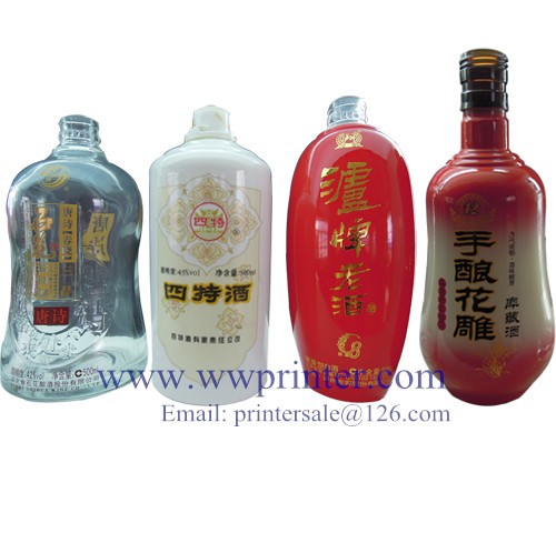 6 Color CNC Glass Bottle Screen Printer