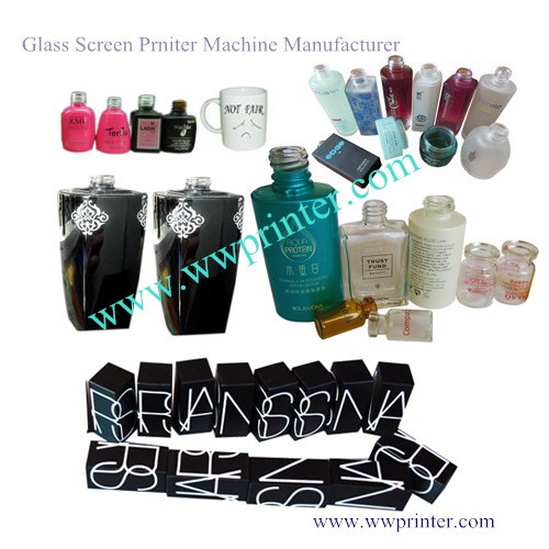 Automatic Glass Vial/Ampoule/Nail Polish Bottle Screen Printer 