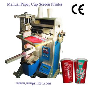 Manual Paper Cup Screen Printing Machine 