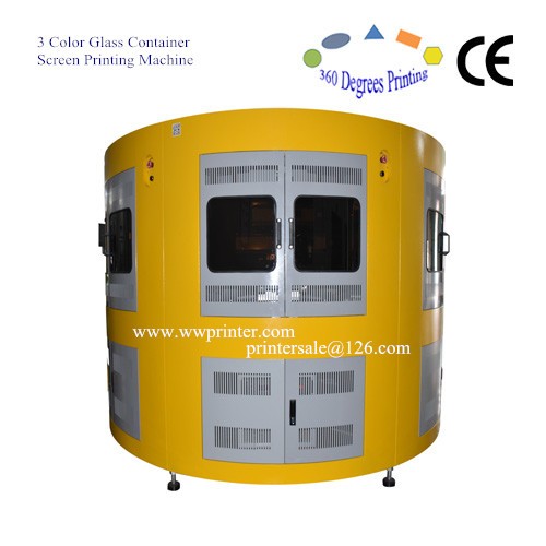 Rotary Glass Container Screen Printing Machine