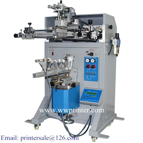 Semi-auto Glass Bottle Screen Printer Machine